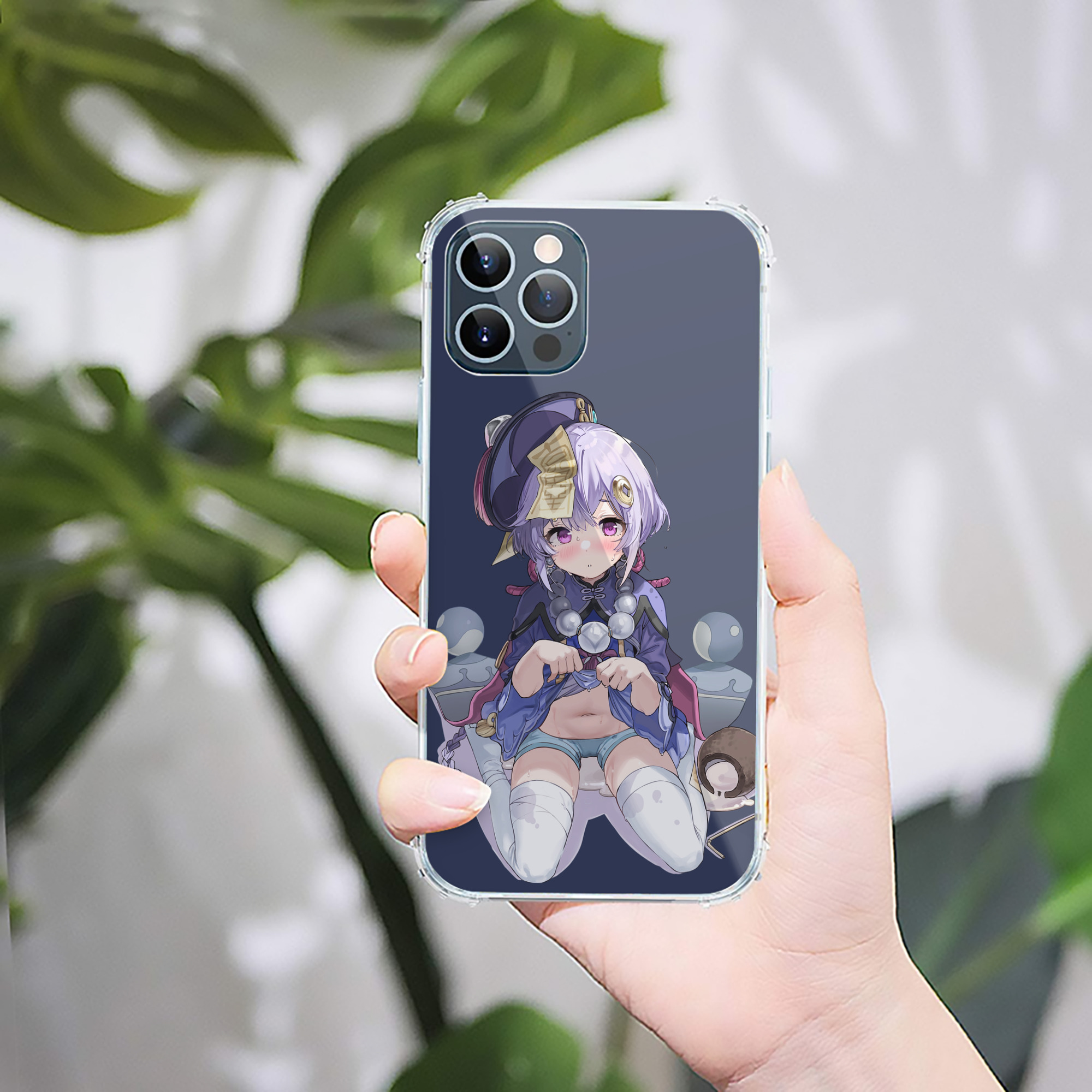 げんし神 七七 なな  genshin Nana 【iPhone 12シリーズ対応】透明スマホケース（クリアソフトケース）